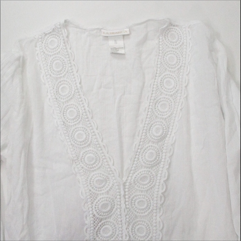 LA BLANCA Swimsuit Cover Up Like New Size Large - Picture 8 of 8